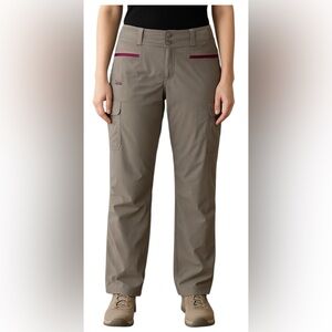 Cabela’s XPG Hiking Cargo Pants Women’s Size 8 Gray Nylon Spandex Outdoor Trail